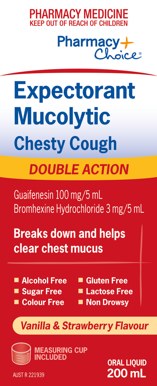 Pharmacy Choice - Expectorant Mucolytic Chesty Cough 200mL