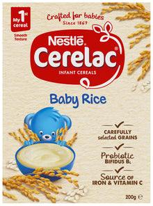 Nestle CERELAC Baby Rice Cereal First Cereal for Infants From 6 Months 200g