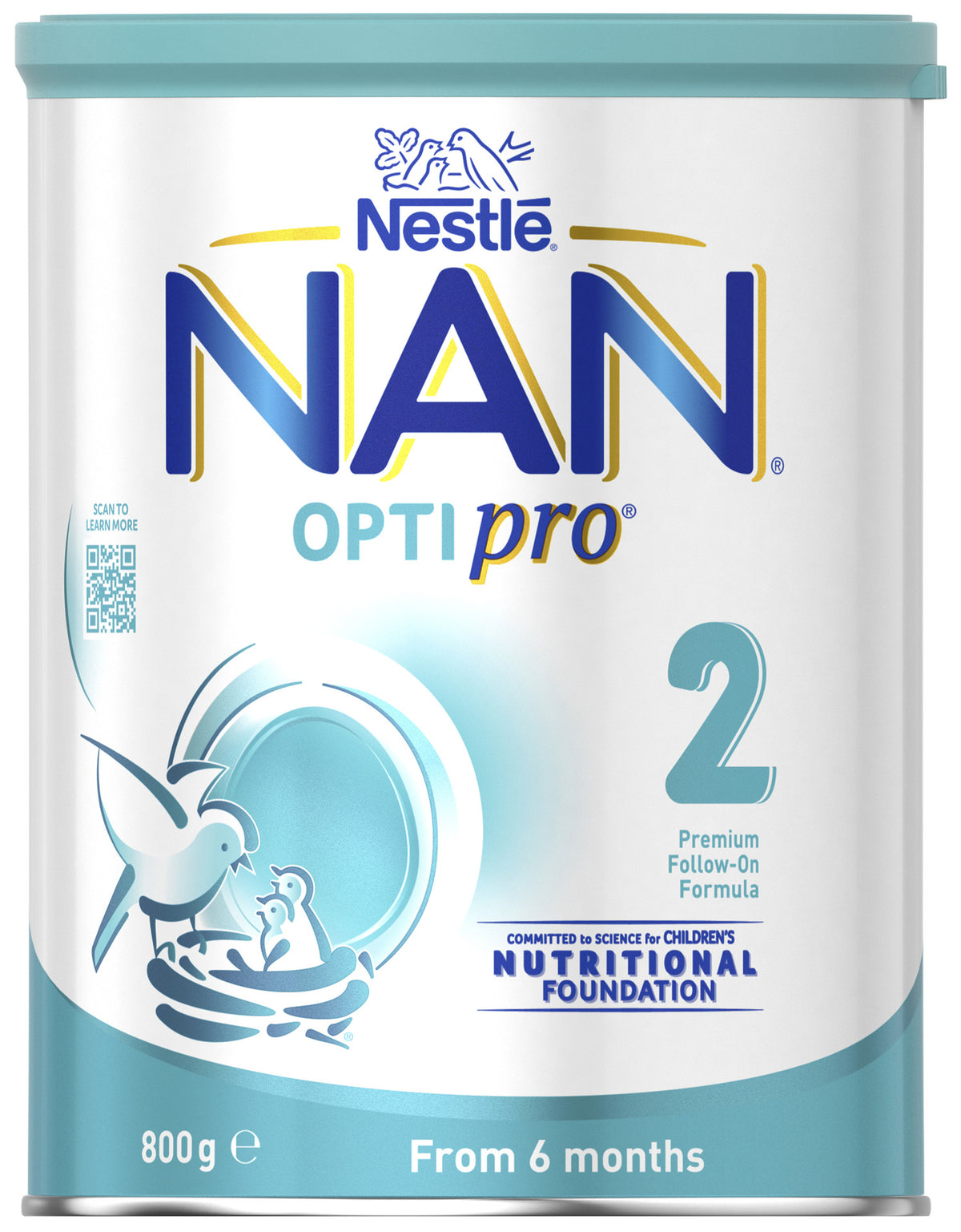 Nestle NAN OPTIPRO 2 Follow-on Baby Formula From 6 to 12 Months 800g