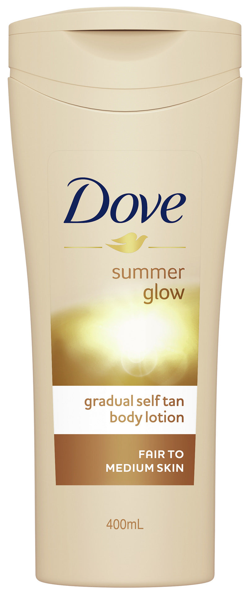 Dove Summer Glow Gradual Tan Body Lotion Fair To Medium 400ml