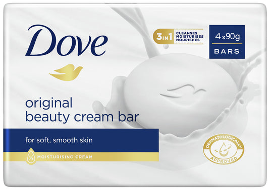 Dove Beauty Cream Bar for soft, smooth, healthy-looking skin Original with ? moisturising cream 4