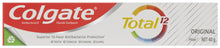 Colgate Total Active Prevention Original Toothpaste, 40g, Travel Size, Whole Mouth Health, Multi