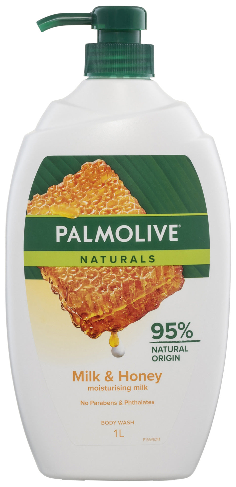 Palmolive Naturals Body Wash Milk & Honey 1L Moisturising Almond Milk