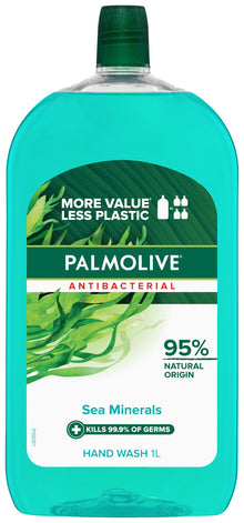 Palmolive Antibacterial Liquid Hand Wash, Sea Minerals, 1L Refill
