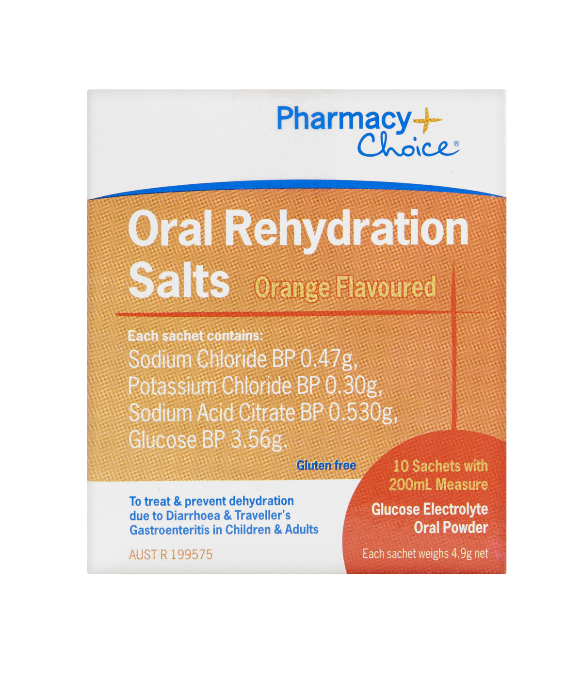 Pharmacy Choice - Oral Rehydration Salts Sachet 10's