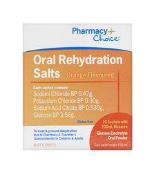 Pharmacy Choice - Oral Rehydration Salts Sachet 10's