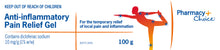 Pharmacy Choice - Anti-Inflammatory Pain Relief Gel 100g
