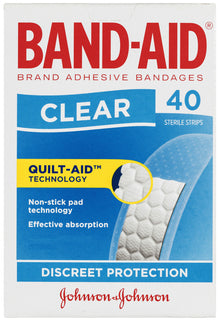 Band-Aid Clear Strips 40 Pack