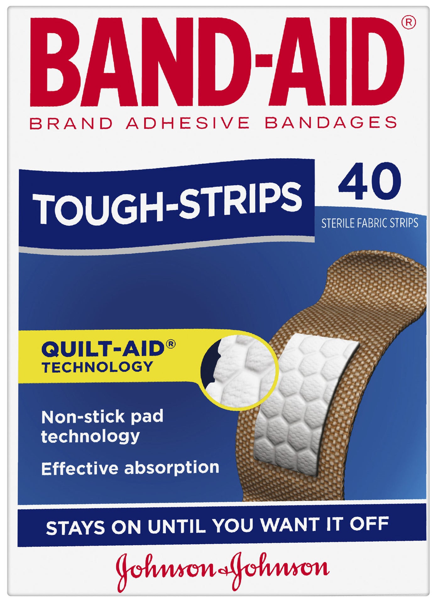 Band-Aid Tough Strips 40 Pack