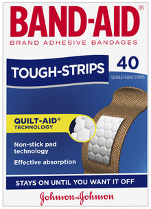 Band-Aid Tough Strips 40 Pack