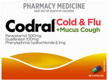 Codral Cold & Flu + Mucus Cough Capsules 48 Pack