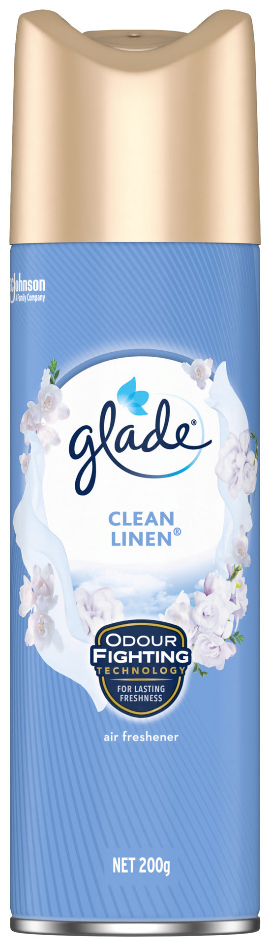 Glade Air Freshener Clean Linen Aerosol 200g