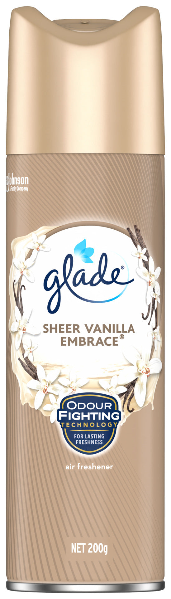 Glade Air Freshener Sheer Vanilla Embrace Aerosol 200g