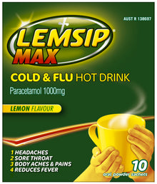 Lemsip Maximum Strength Sachets 10