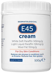 E45 Moisturising Cream for Dry Skin & Eczema 500g