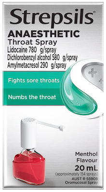 Strepsils Plus Anaesthetic Throat Spray Menthol Flavour 20ml