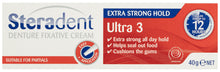Steradent Ultra 3 Denture Fixative Cream 40g