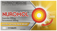 Nuromol 200mg Strong Pain Relief Tablets Ibuprofen/500mg Paracetamol 24 pack