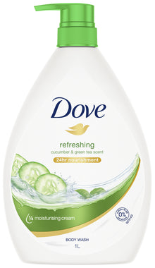Dove Body Wash Gentle Cleansing for Soft Skin Fresh Care Shower Gel with 0% Sulfate SLES 1 L