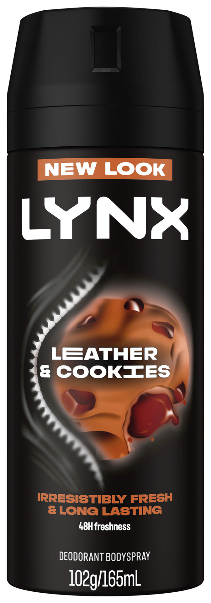LYNX Deodorant Body Spray 100% fresh fragrance & 48hr odour protection Collision Leather & Cookies