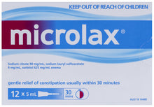 MICROLAX Enema 5mL 12 Pack