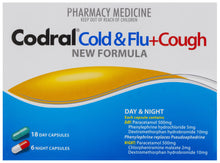 Codral Day & Night + Dry Cough Cold & Flu Capsules 24 Pack