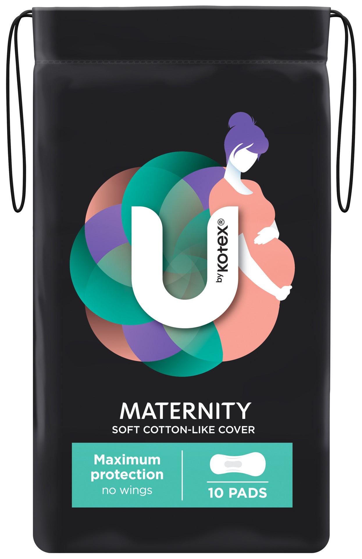 U by Kotex Maternity Pads no Wings 10 Pack