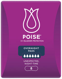 Poise Pads For Bladder Leaks Overnight 8 Pack