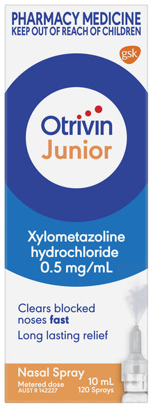 Otrivin Junior Nasal Spray, for Blocked Nose 10mL