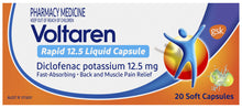 Voltaren Rapid Liquid Capsules 12.5 mg 20 Pack
