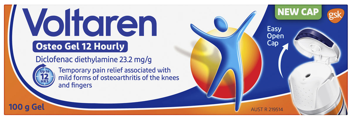 Voltaren Pain Relief Gel 12 Hourly 100g