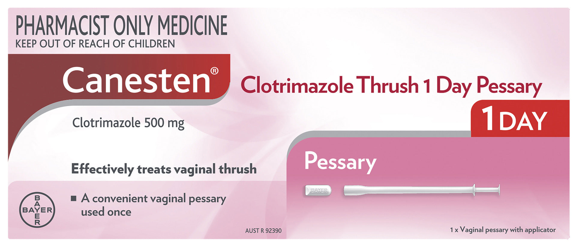 Canesten 1 Day Pessary Thrush Treatment