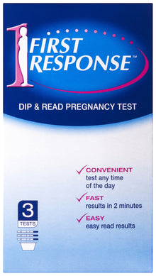 First Response Dip and Read Pregnancy Test 3 Pack
