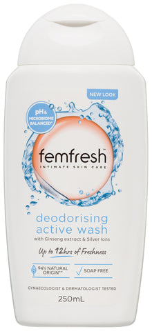 femfresh Active Soap-free Post-Workout Sports Intimate Wash 250mL