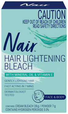 Nair Hair Lightening Bleach | Face & Body | 35g