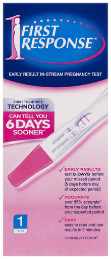 First Response Instream Pregnancy Test 1 Pack