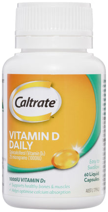 Caltrate Vitamin D Daily 60?s
