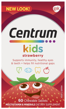 Centrum Kids Strawberry 60 Chewable Tablets