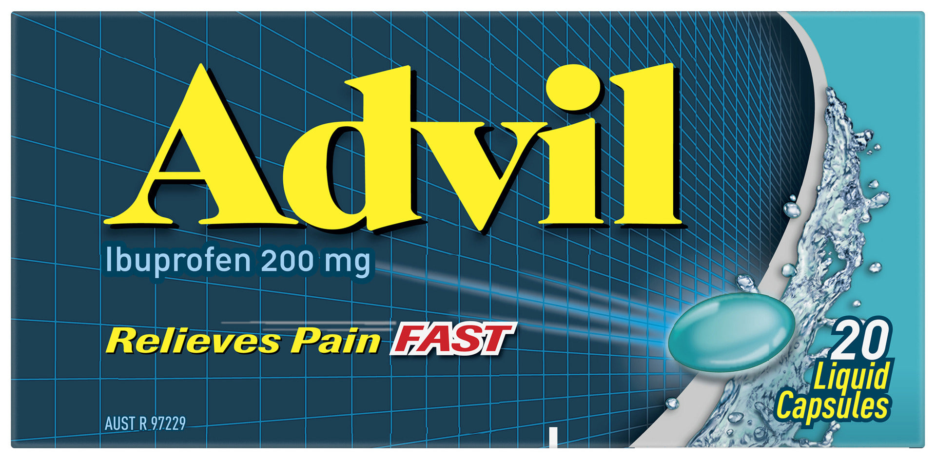 Advil Liquid Capsules, 200mg Ibuprofen 20 Pack - AU