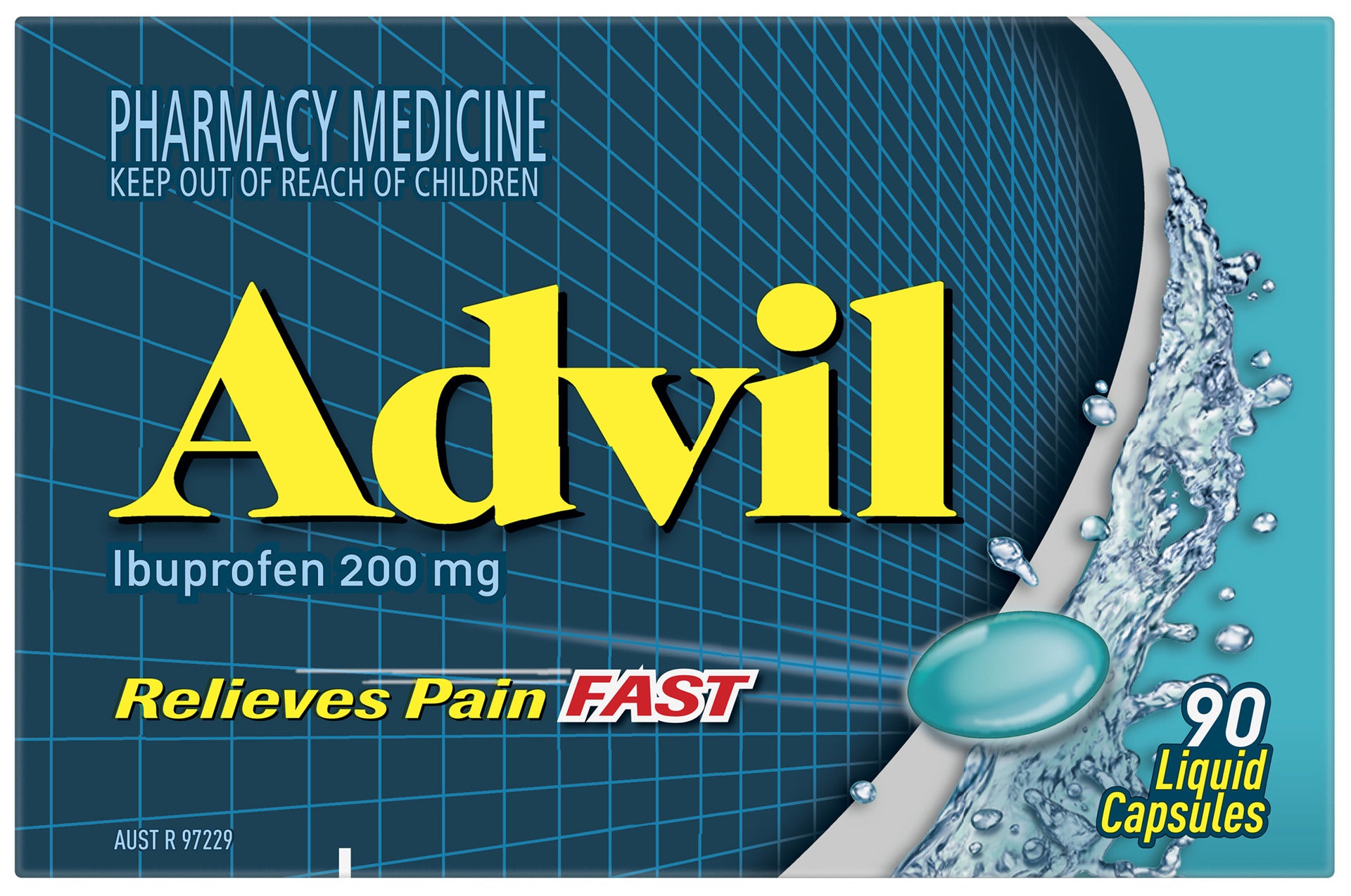 Advil Liquid Capsules, 200mg Ibuprofen 90 Pack - NZ