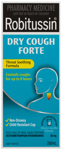 Robitussin Dry Cough Forte Cough Liquid 200mL