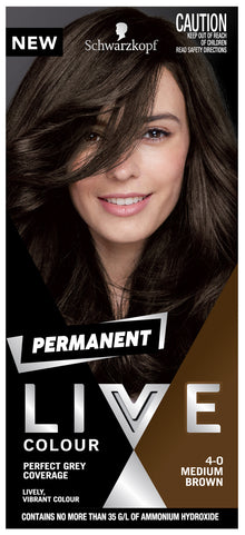 Schwarzkopf LIVE Colour Permanent 4.0 Medium Brown
