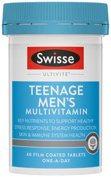 Swisse Ultivite Teenage Men's Multivitamin 60 Tablets