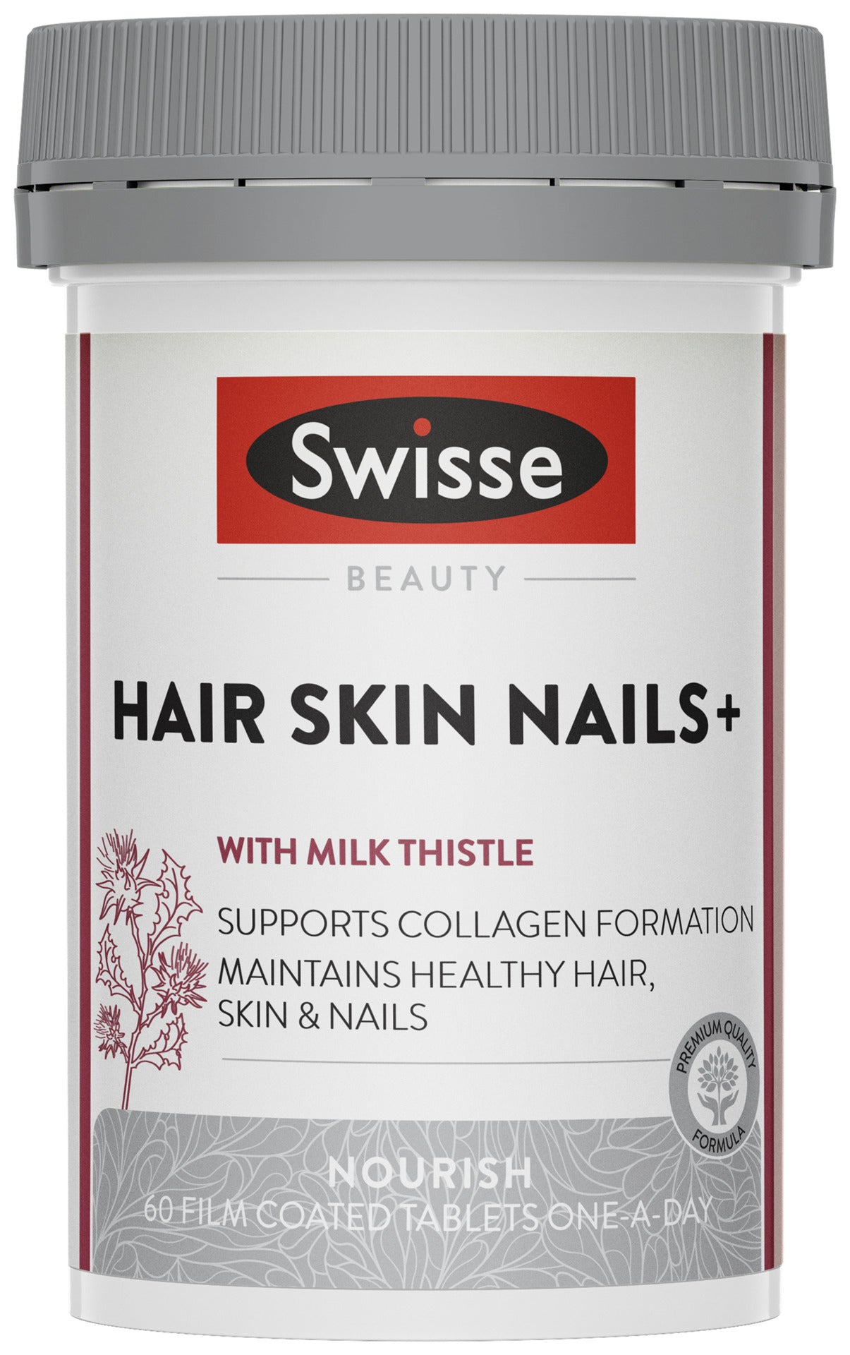 Swisse Beauty Hair Skin Nails+ 60 Tablets