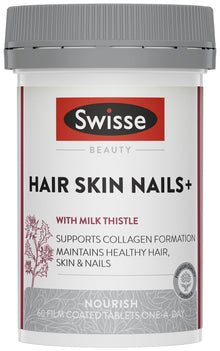 Swisse Beauty Hair Skin Nails+ 60 Tablets