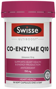 Swisse Ultiboost Co-Enzyme Q10 50 Capsules