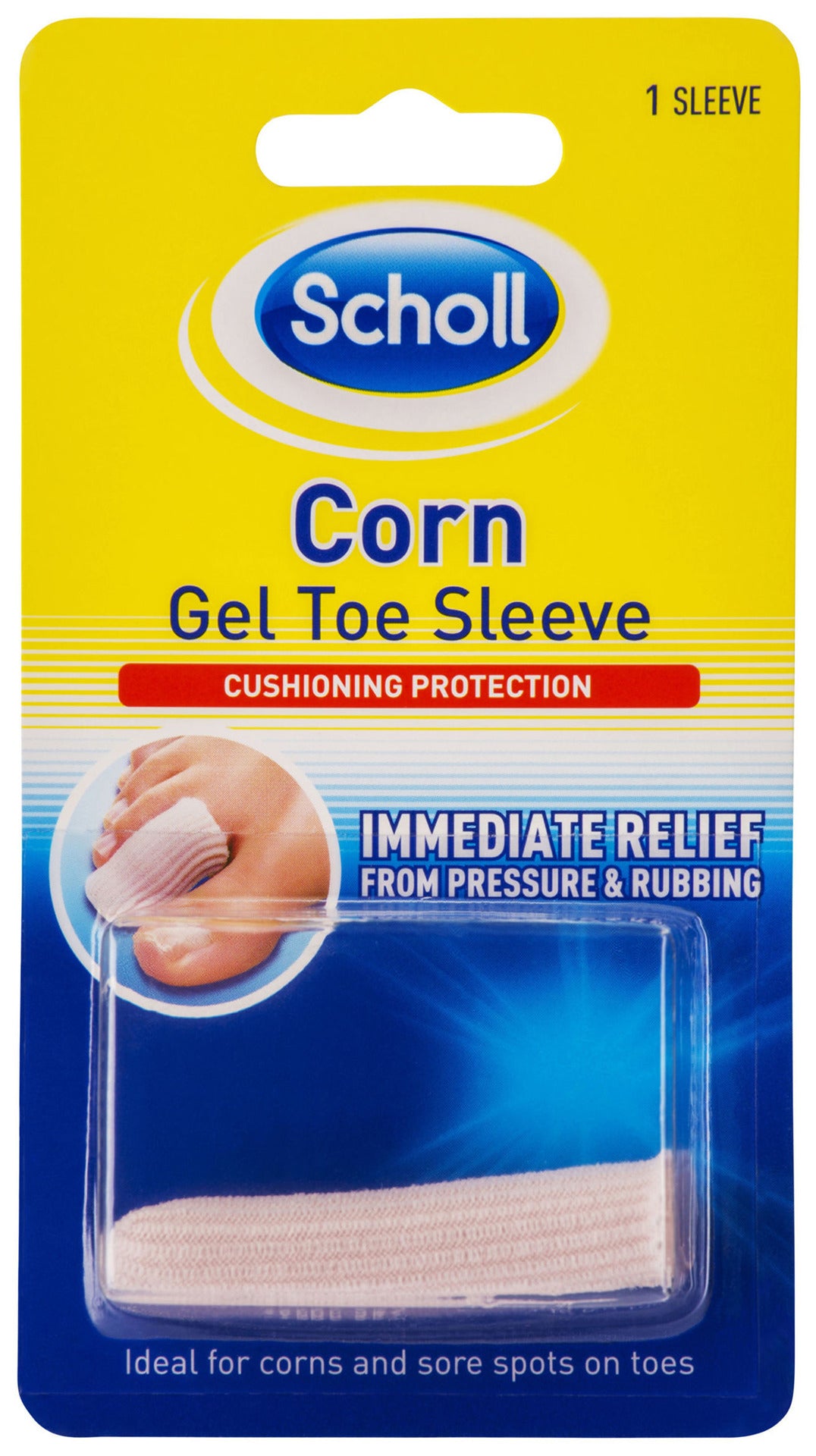 Scholl Corn Gel Toe Sleeve