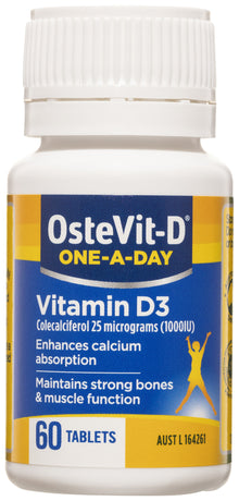 OsteVit-D One-A-Day Vitamin D3 60 Tablets