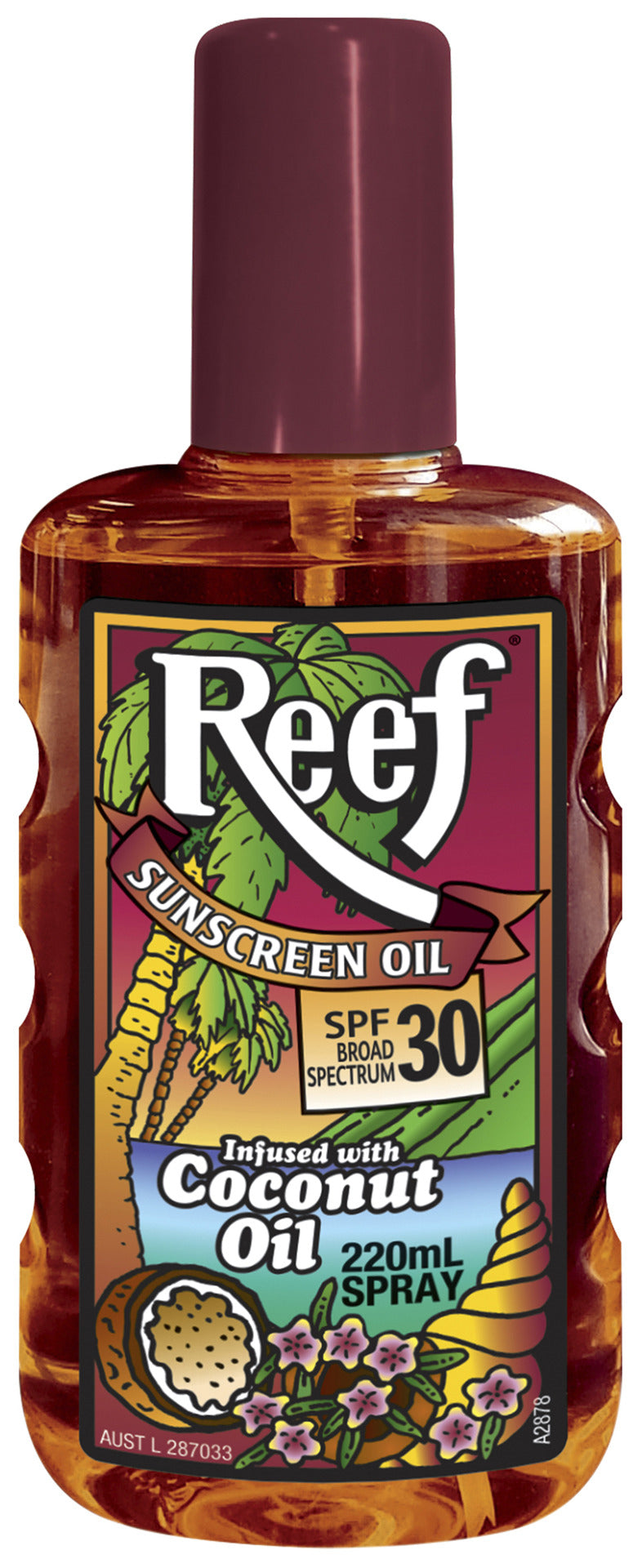 Reef SPF 30 Sunscreen Coconut Oil Spray 220mL