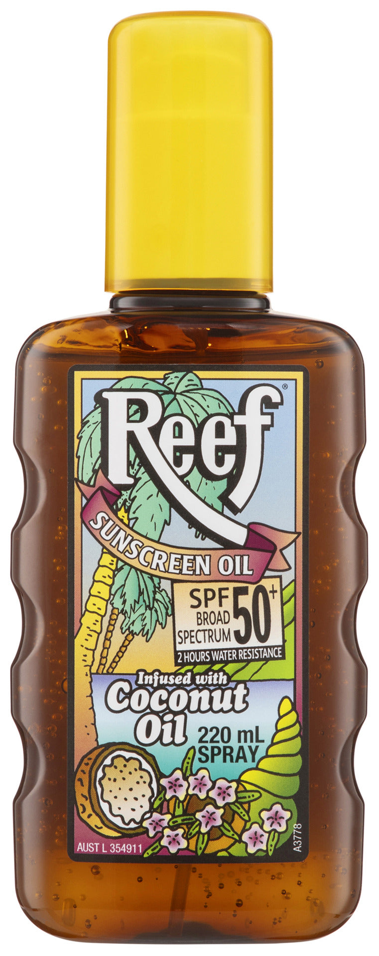 Reef SPF 50+ Sunscreen Coconut Oil Spray 220mL